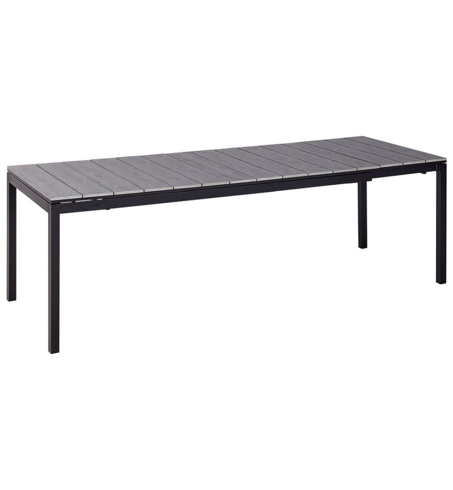 Ausziehbarer Gartentisch TOFANE 198/248 cm 90 cm Grau