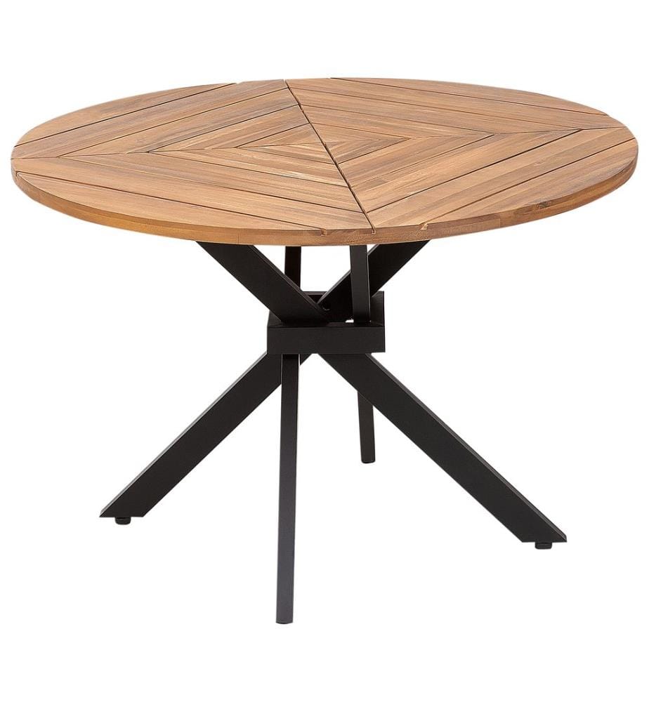 Gartentisch LISSONE 110 cm 110 cm Akazienholz Braun