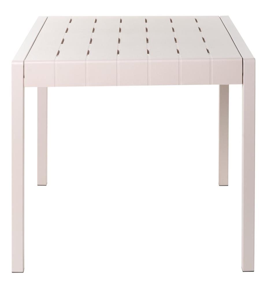 Table de salle à manger de jardin BARTICA 81 cm 84 cm Beige
