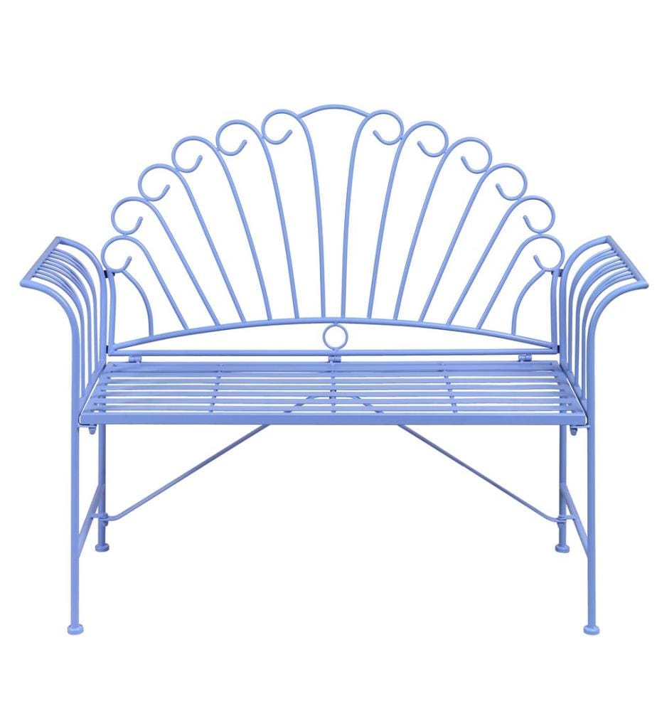 Bistro Set CAVINIA Metall Hellblau