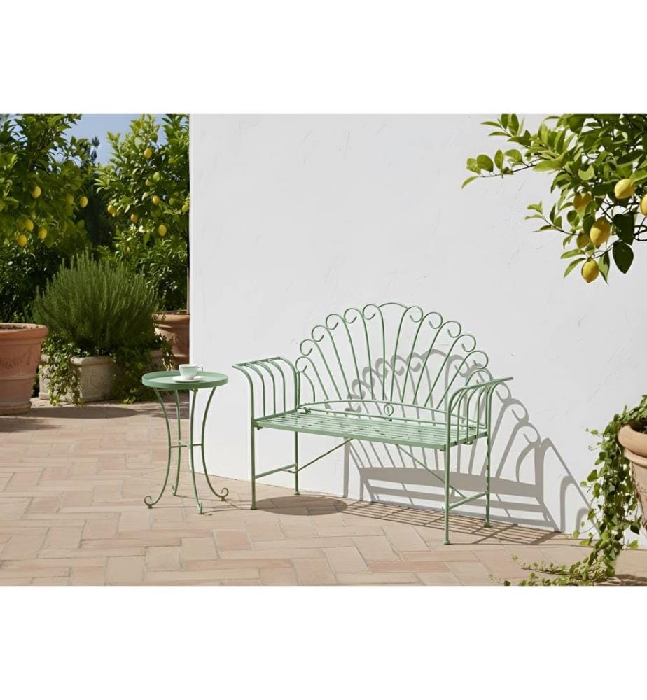Bistro Set CAVINIA Metall Grün