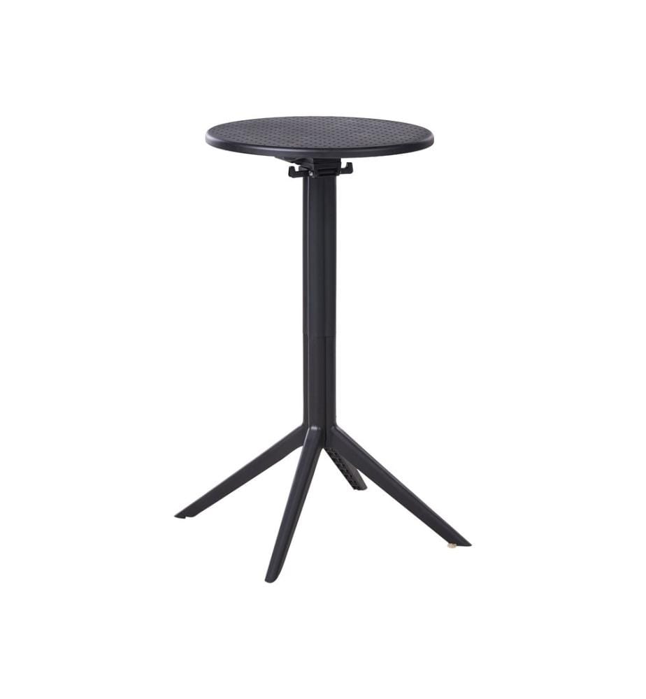 Garten Bartisch LEGRENA 60 cm 60 cm Schwarz