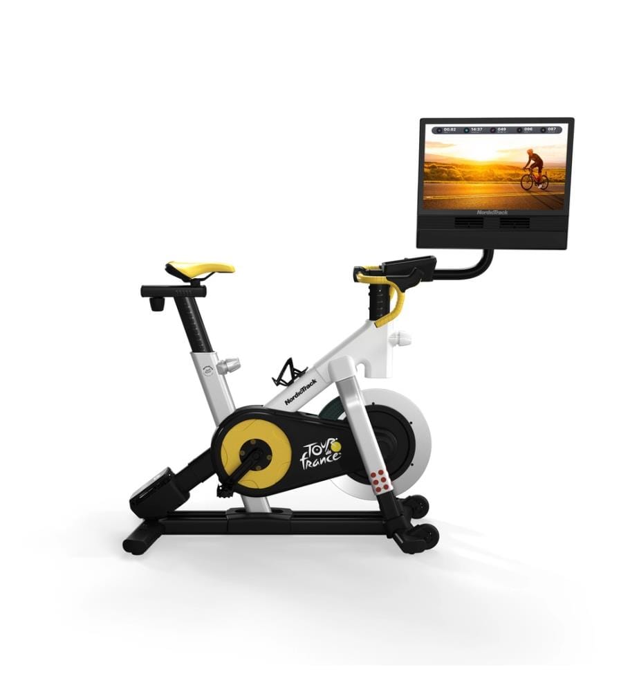 Heimtrainer TDF25 - Weiss, Gelb und Schwarz