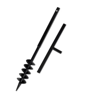 Bohrer mit Griff 100 mm Doppelspirale Schwarz