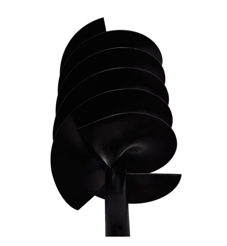 Bohrer mit Griff 200 mm Doppelspirale Schwarz