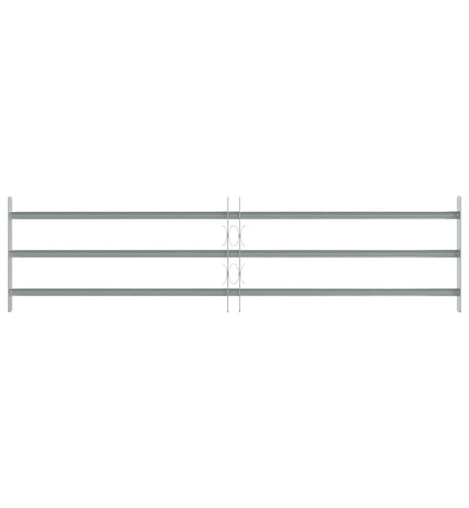 Fenstergitter Verstellbar mit 3 Querstäben 1000-1500 mm