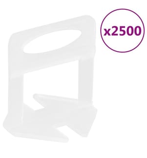 Fliesen-Nivellierclips 2500 Stk. 1 mm