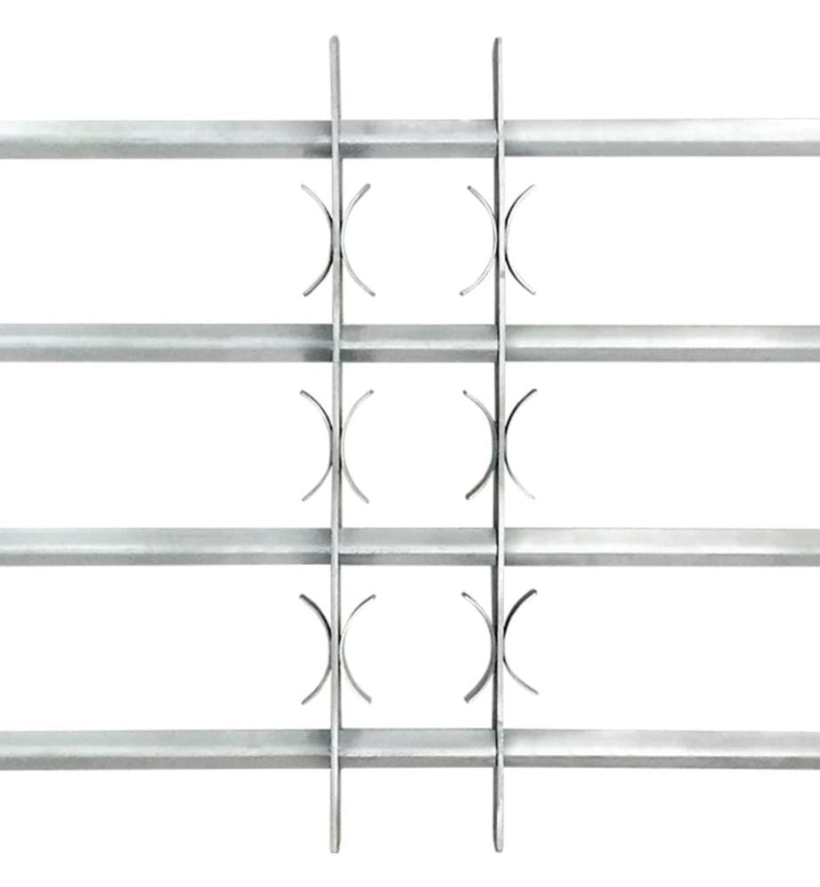 Grilles réglables de sécurité de fenêtres 2 pcs 1000-1500 mm