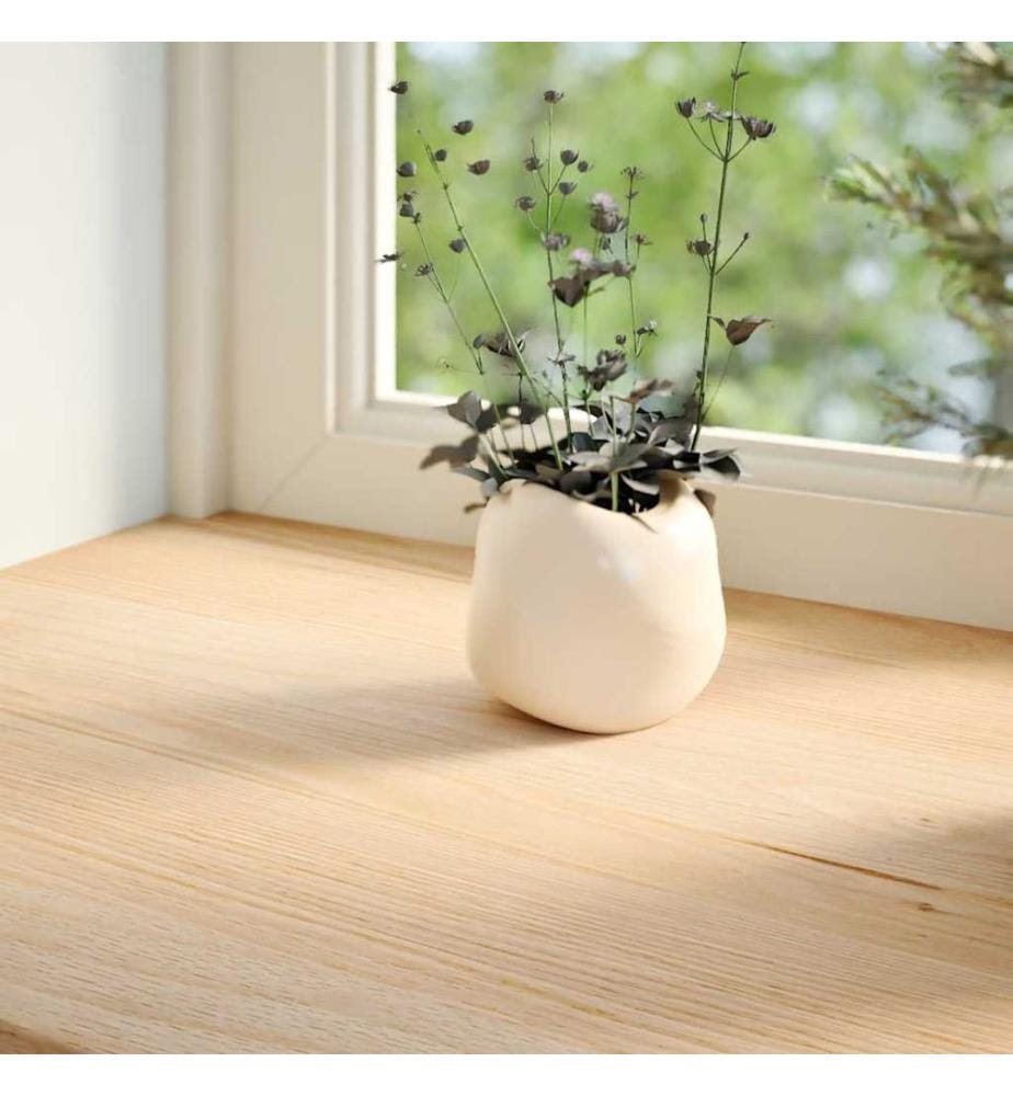 Fensterbänke 2 Stk. Unbehandelt 120x25x2 cm Massivholz Eiche