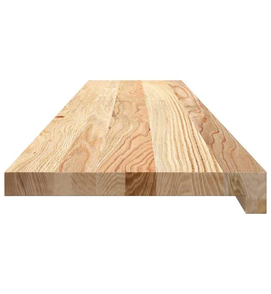 Fensterbänke 2 Stk. Unbehandelt 120x25x2 cm Massivholz Eiche