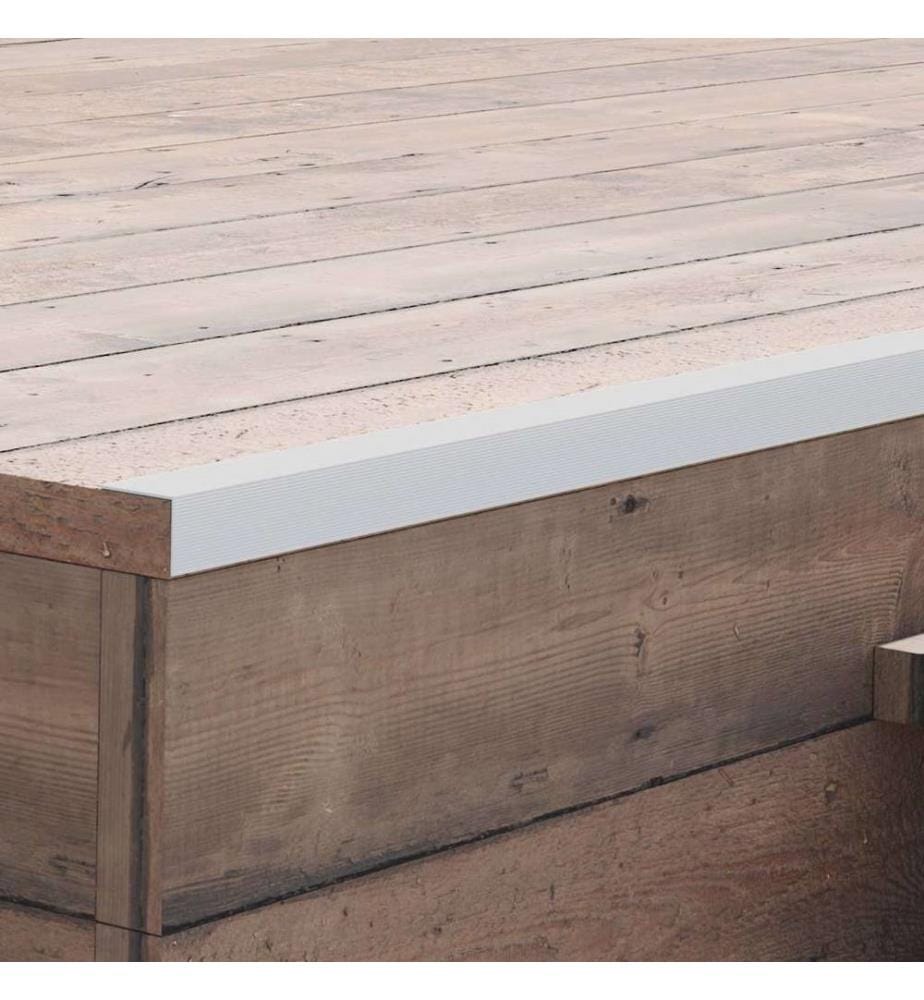 5 Stk. Verkleidungswinkel Verkleidungen Aluminium 170 cm Silber