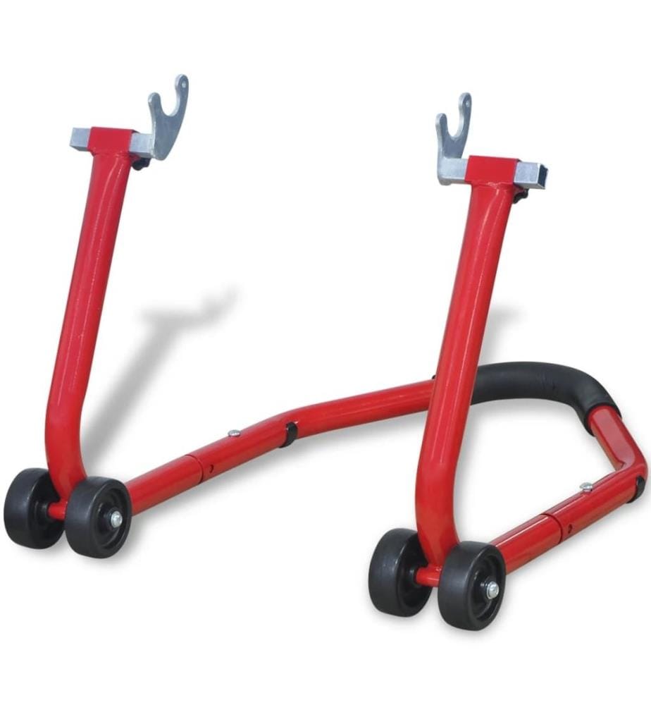 Rear stand for motorcycle Red