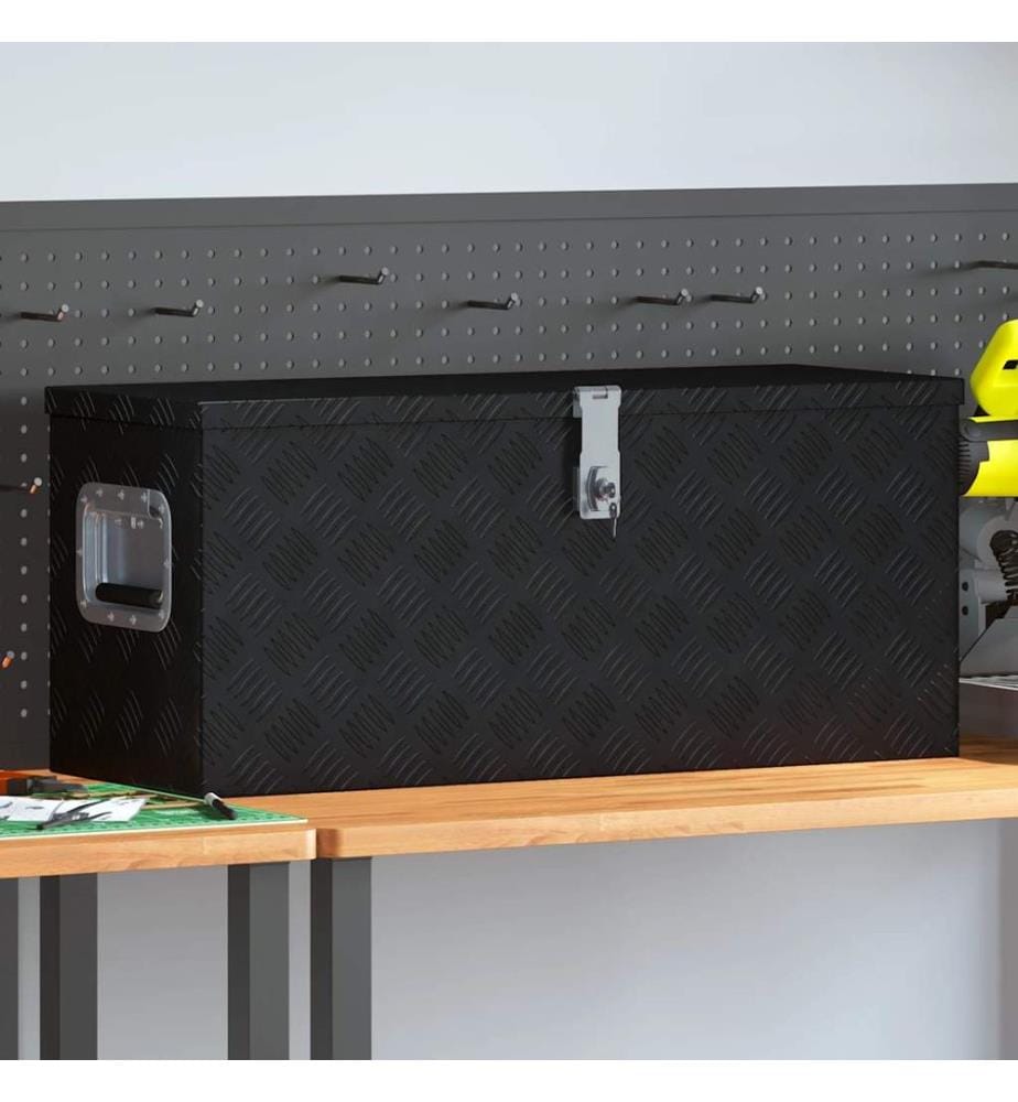 Aluminiumkiste 70×24×42 cm Trapezförmig Silbern