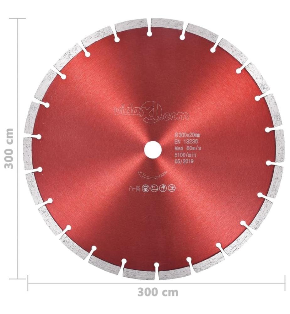 Diamond cutting disc Steel 300 mm