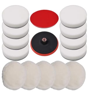 Set of Polishing Pads 14 pcs 180 mm