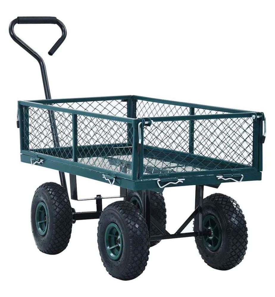 Chariot à main de jardin Vert 250 kg