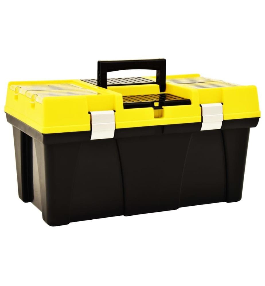 Tool Box Plastic 595x337x316 mm Yellow