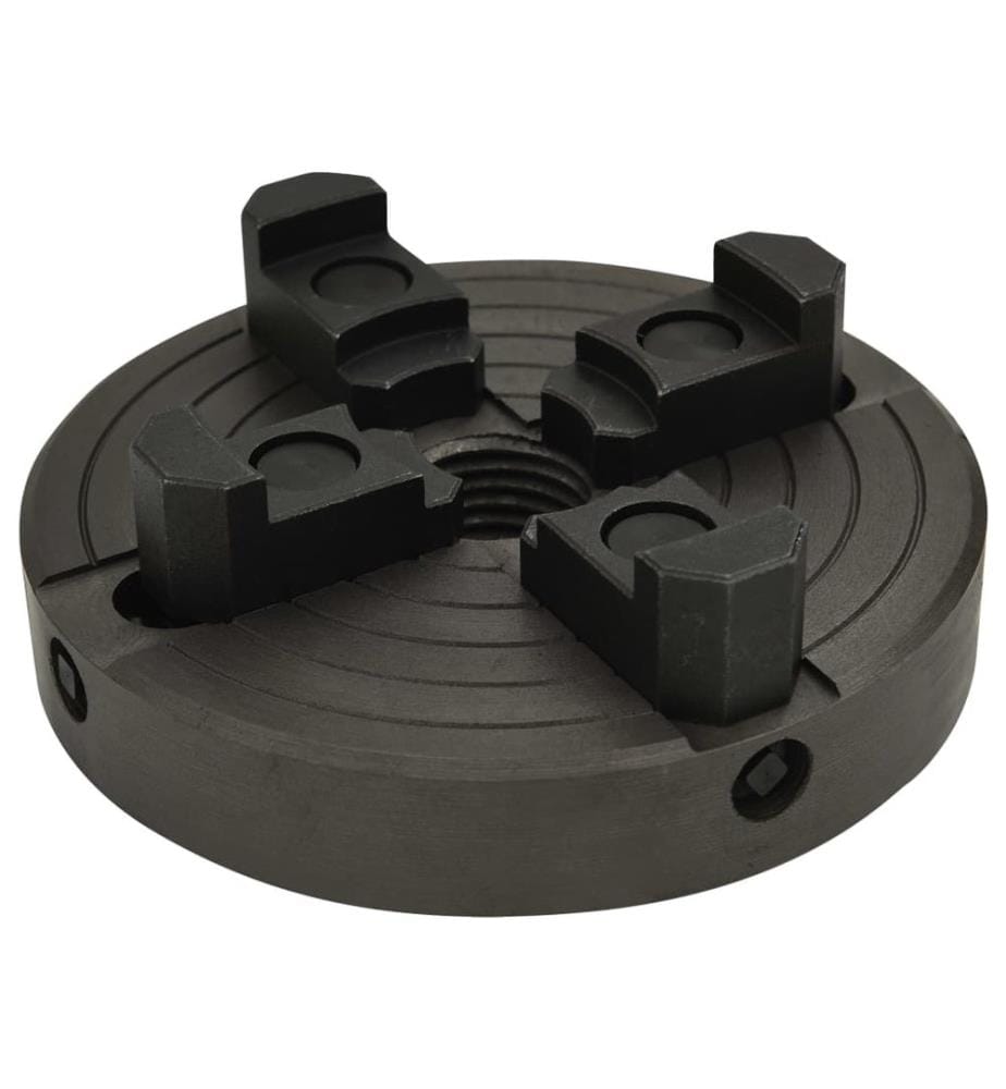 Mandrin à bois à 4 mâchoires connexion M33 acier noir 150x63 mm