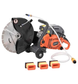 Gas-powered concrete saw 58 cm3