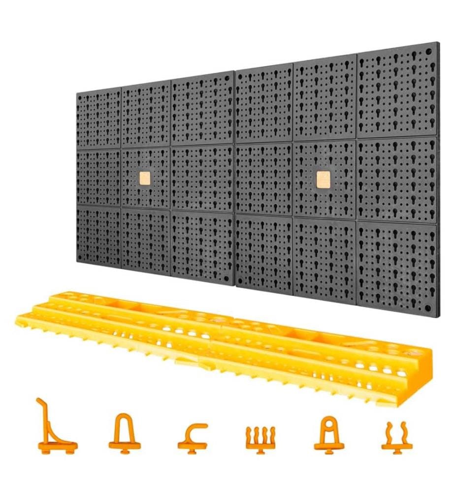 Tool panel 500x1000 mm 50 hooks PP