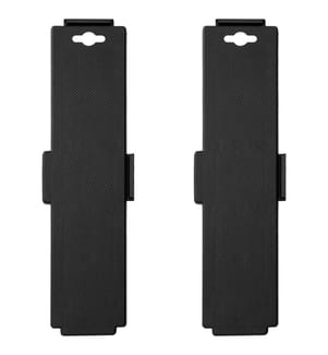 Moving dollies with 4 wheels 2 pcs black PP 170 kg