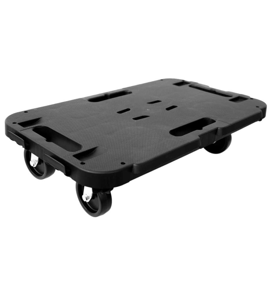Transport cart black polypropylene 300 kg