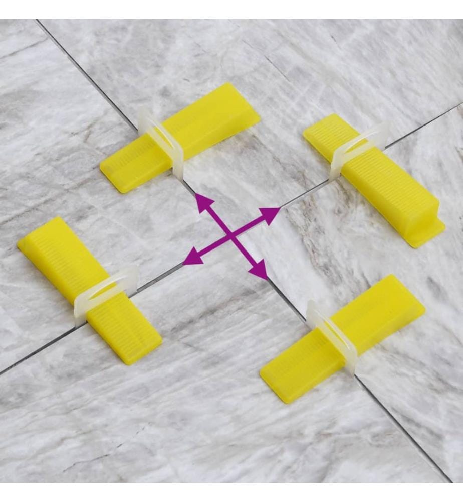 Tile leveling clips 2500 pcs 3 mm