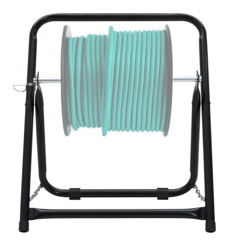 Chariot pour enrouleur de tuyau 48 cm 45 kg noir