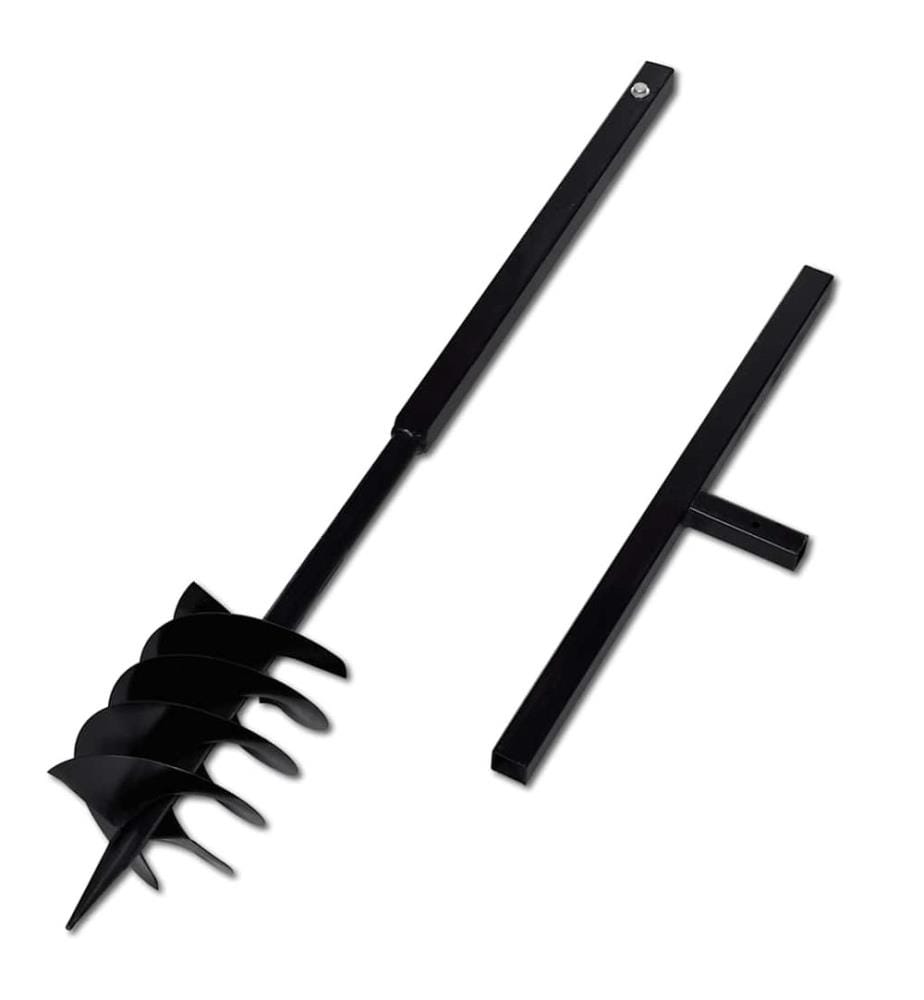 Bêche et tarière manuelle 180 mm avec Rallonge 13 m acier