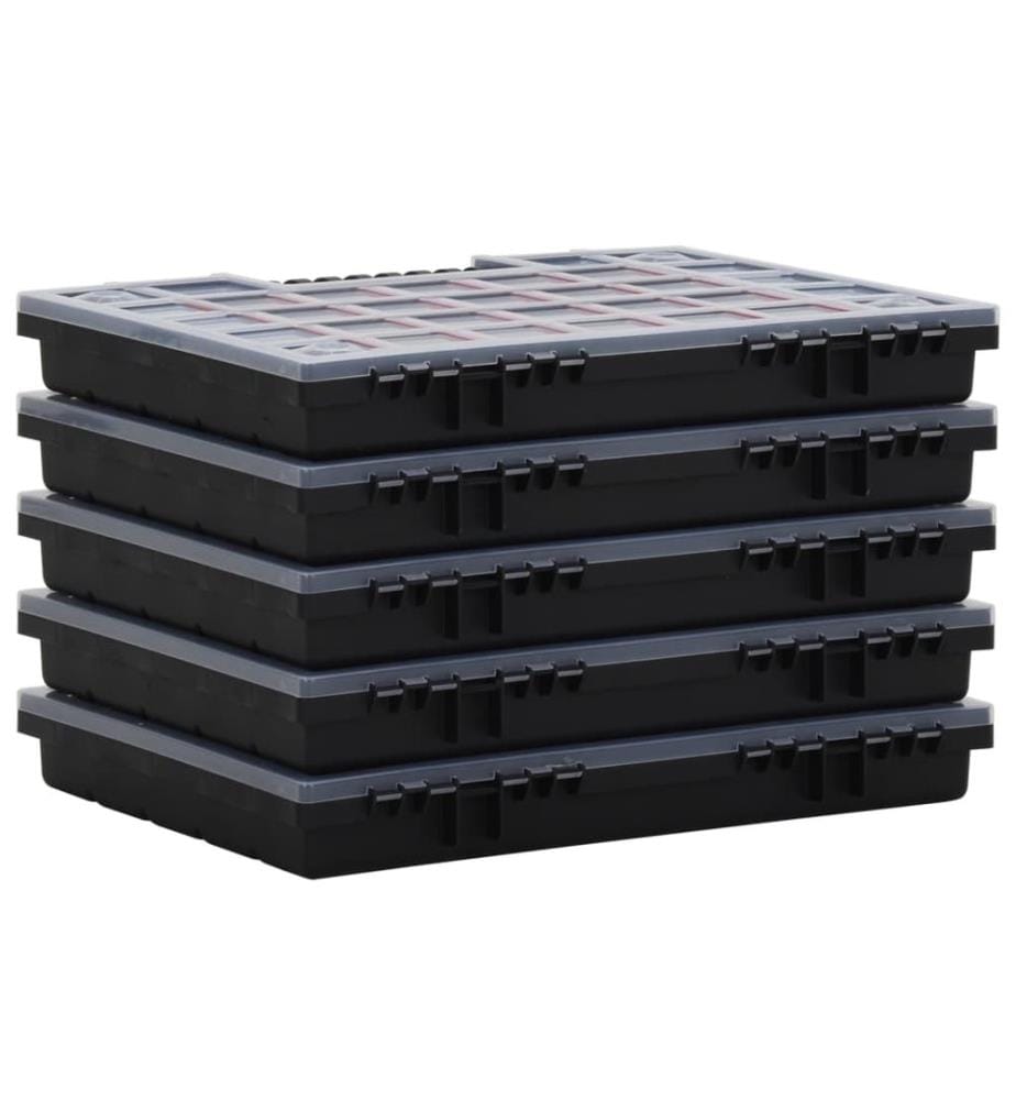 Boîtes d'assortiment 10 pcs 40x30x5 cm Polypropylène
