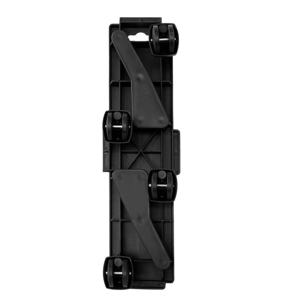 Moving trolleys with 4 wheels 4 pcs black PP 170 kg