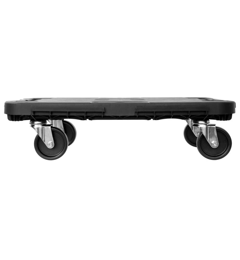 Chariots de transport 2 pcs noir polypropylène 300 kg