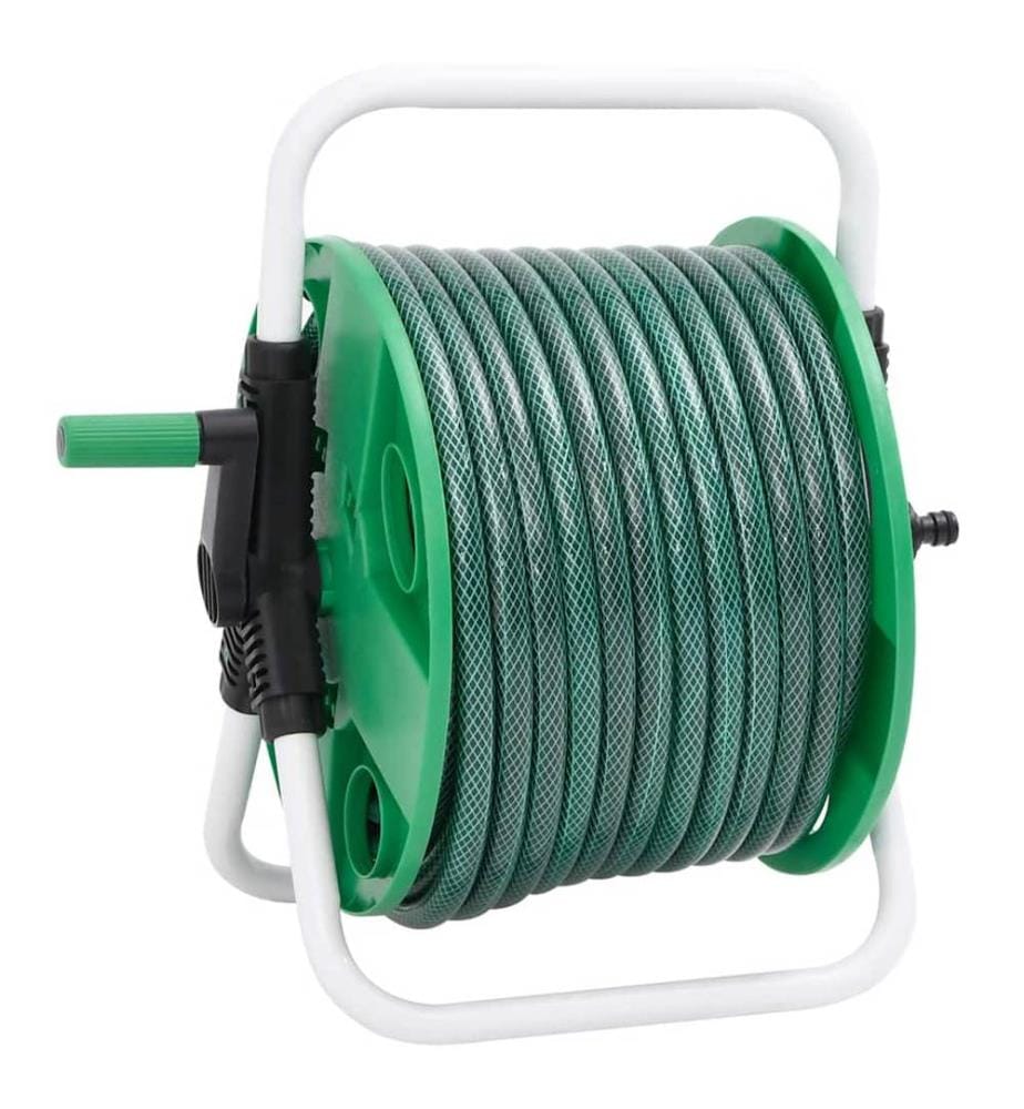 Schlauchtrommel Freistehend mit Schlauchanschluss-Set 0,5" 50 m