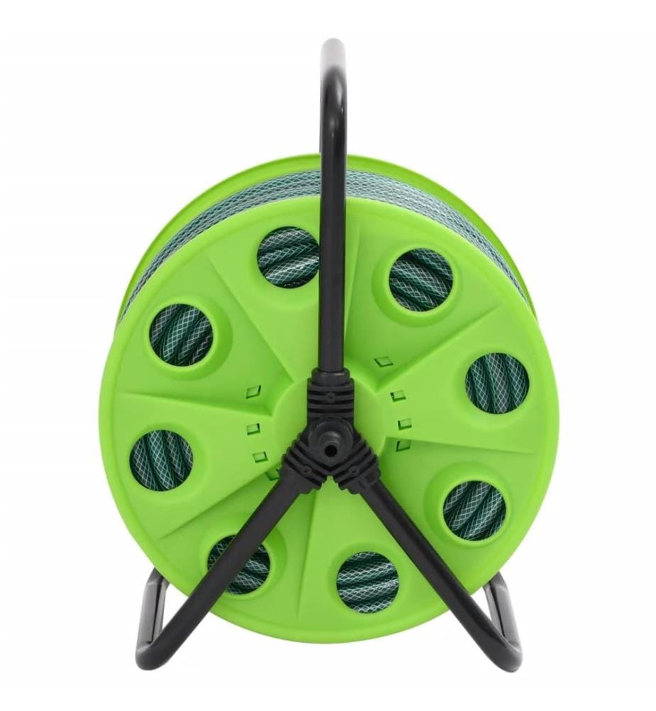 Schlauchtrommel Freistehend Grün mit 30 m Schlauch PVC