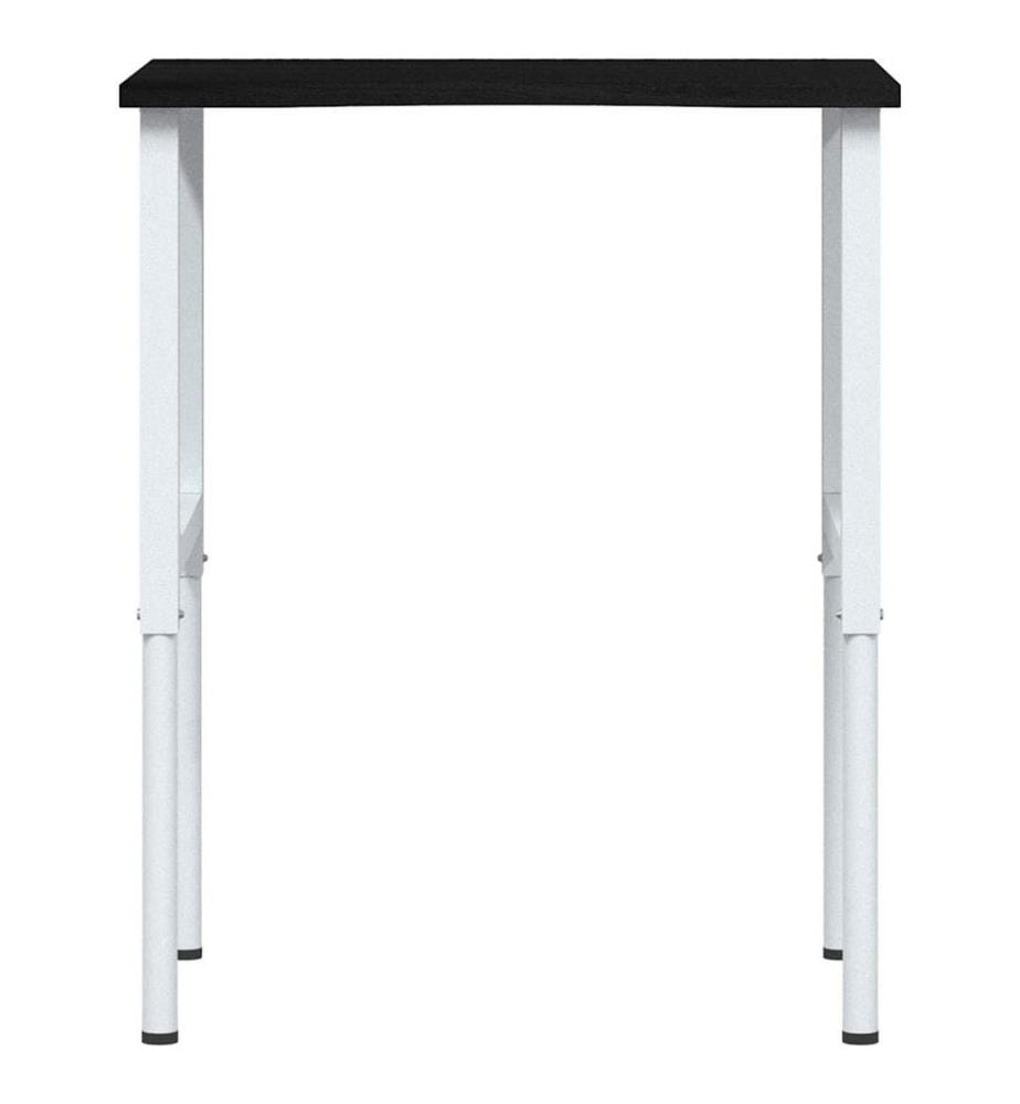 Werkbank Dunkelbraun 80x60x(71,5-98) cm Massivholz Eiche