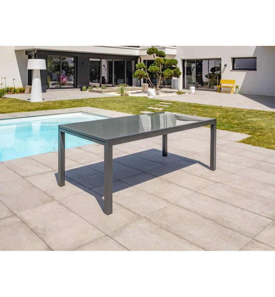 Gartentisch Toledo Ausziehbar 200/300 x 100 cm - Anthrazitgrau