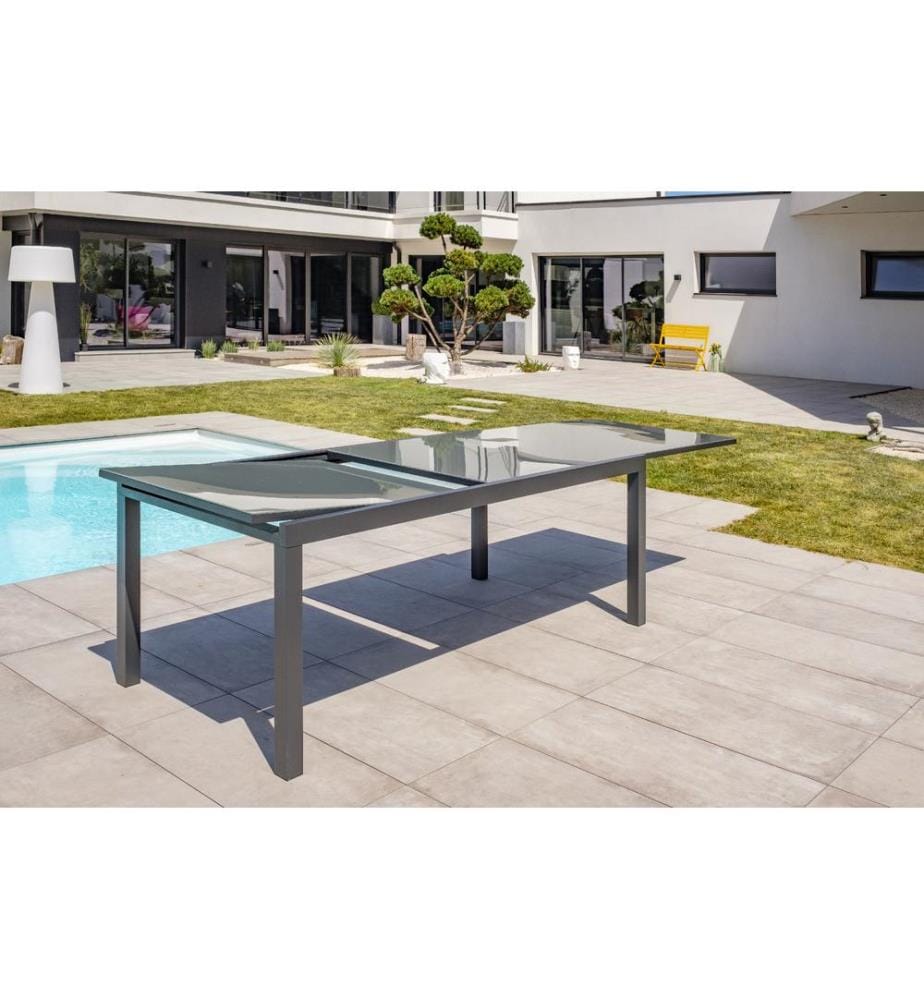 Gartentisch Toledo Ausziehbar 200/300 x 100 cm - Anthrazitgrau