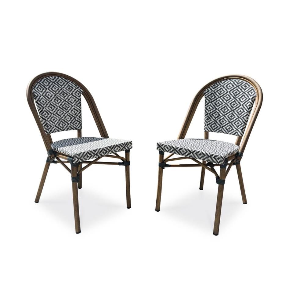 2er-Set Gartensessel Bistro - Blau