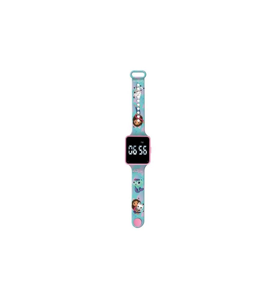 Lexibook - Gabbys Dollhouse LED Digital Watch Blau