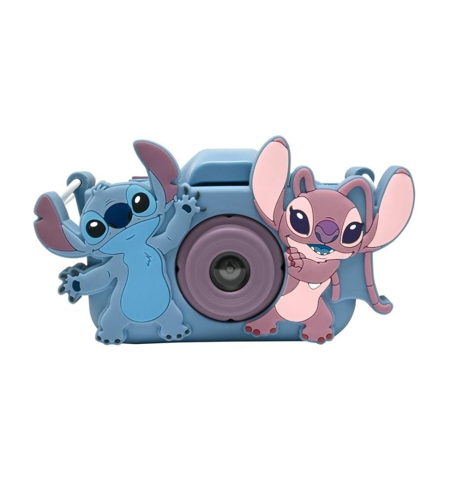 Lexibook - Appareil photo pour enfants avec protection Stitch Bleu/Rose