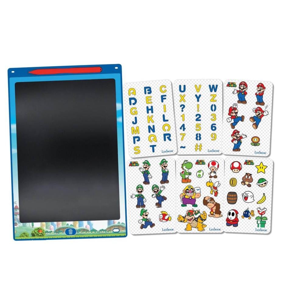 Lexibook - Lern-Zeichentablett Bluey 11 Super Mario