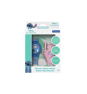 Lexibook - Stitch-Digitaluhr mit Walkie-Talkie Blau/Rosa