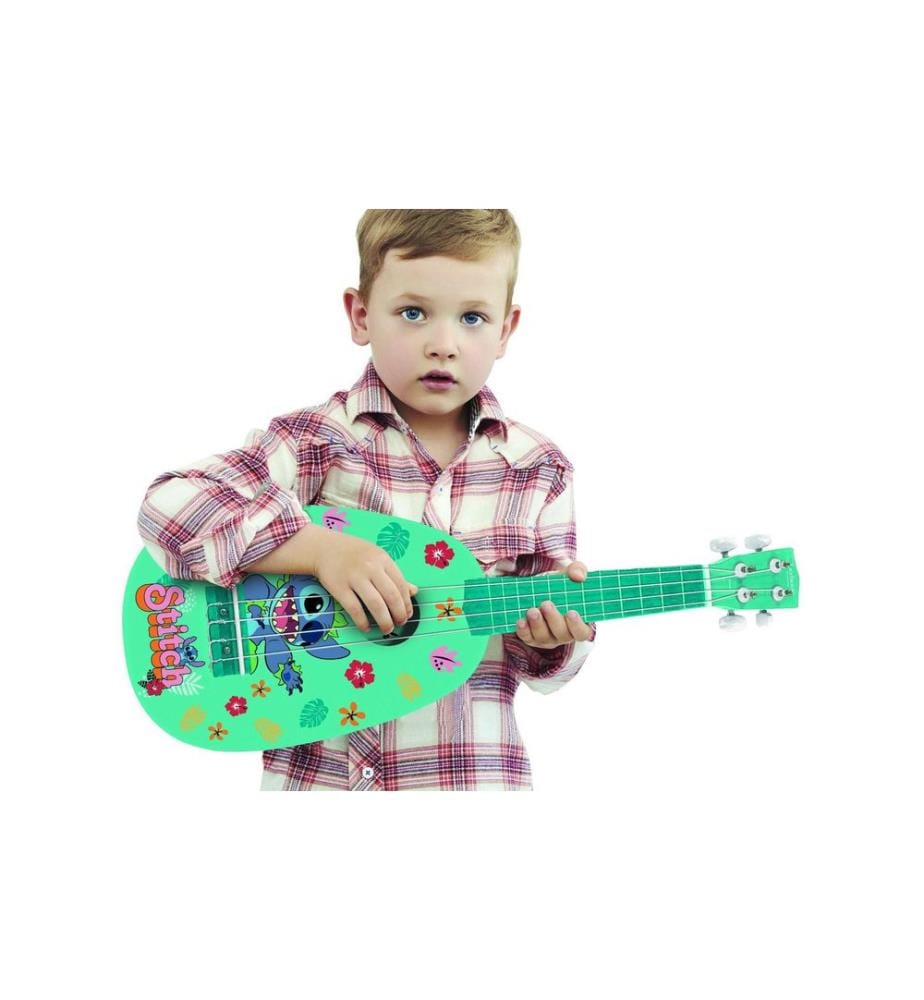 Lexibook - Ukulele Stitch en bois avec cordes en nylon 53 cm