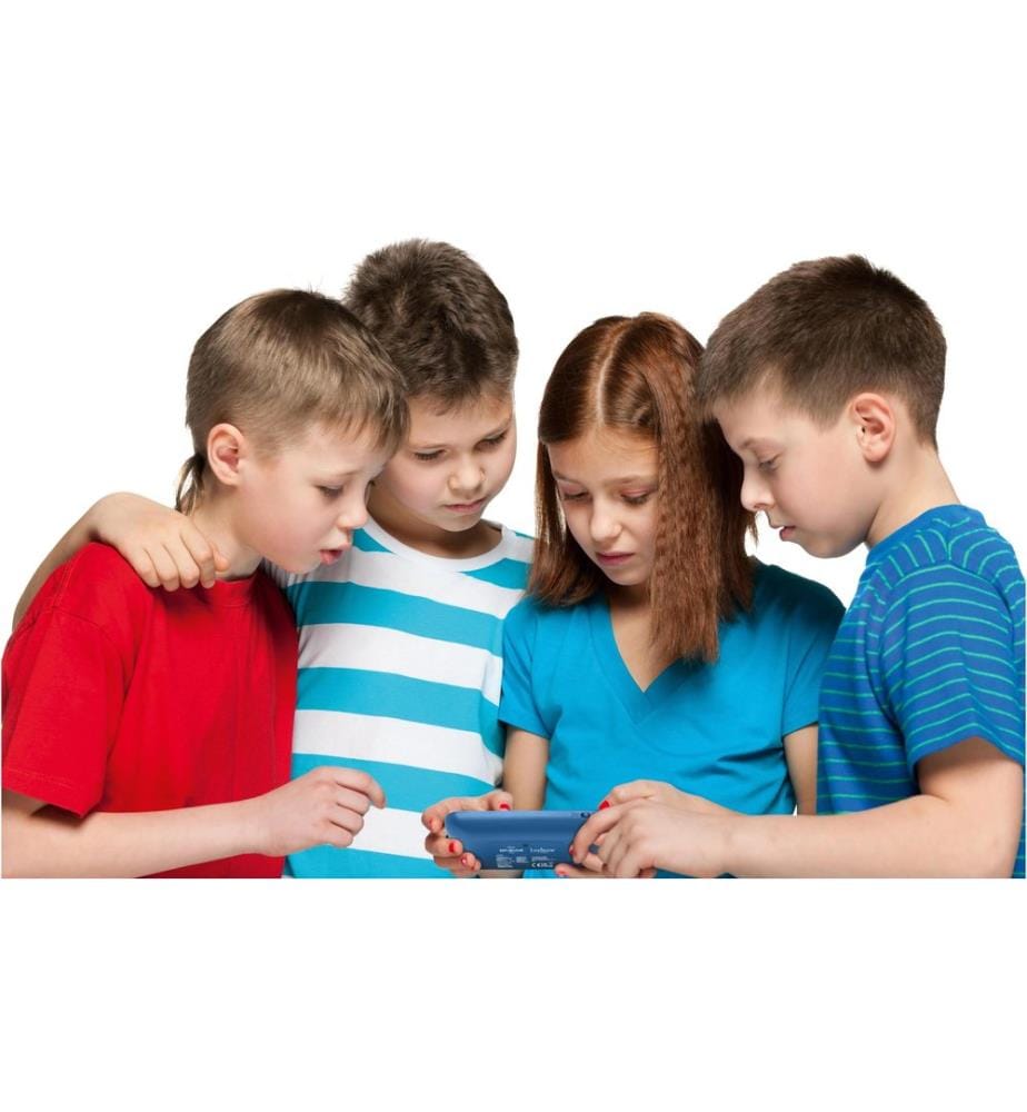 Lexibook - Disney Stitch Compact Cyber Arcade Blau