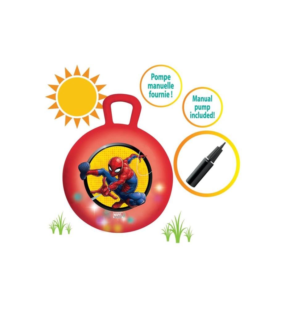 Lexibook - Hüpfball Spider-Man Electronic Rot 45 cm