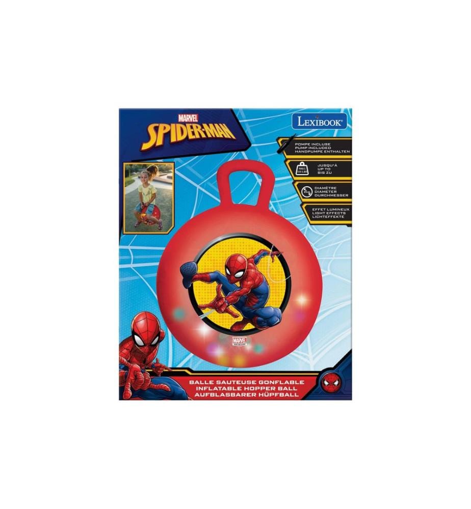Lexibook - Hüpfball Spider-Man Electronic Rot 45 cm