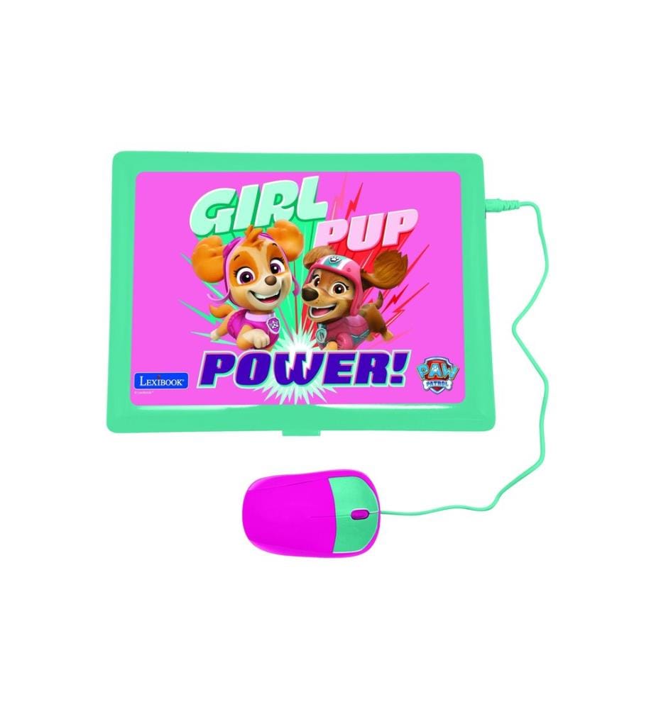 Lexibook - Lern-Laptop Paw Patrol Rosa DE/ EN