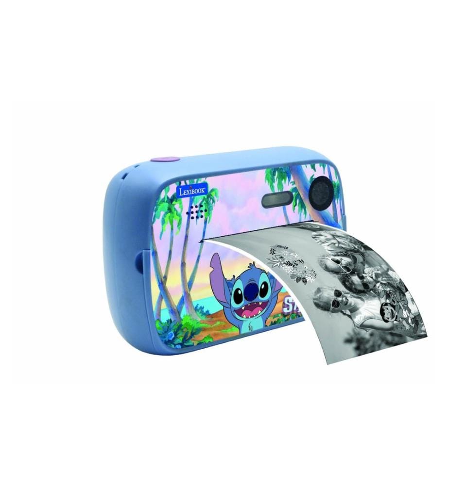 Lexibook - Disney Stitch Appareil photo à impression instantanée