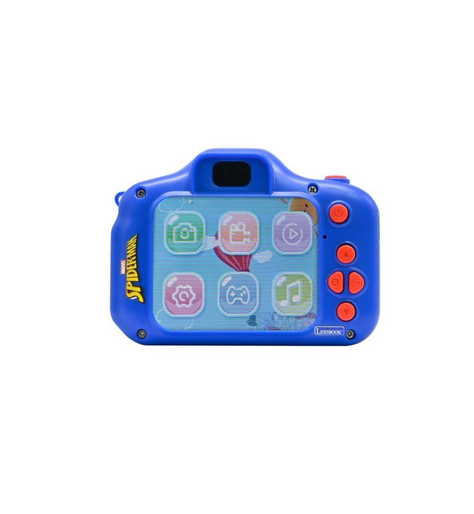 Lexibook - Appareil photo pour enfants avec protection Spider-Man Bleu/Rouge