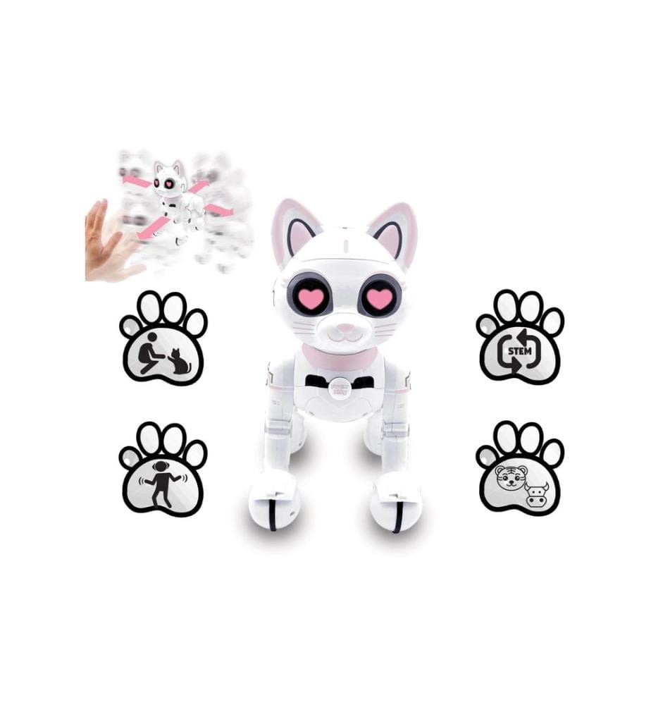 Lexibook - Robotkatze Power Kitty Weiss Pink